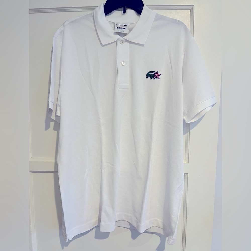 Stranger Things x Lacoste / Netflix polo, organic cotton, XL